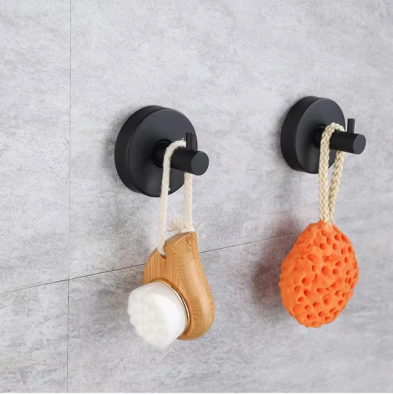 YOTO Stainless Steel Wall Mounted Coat Rack Self-Adhesive Modern Design Bathroom and Kitchen Towel Hook Gancho Adesivo Parede