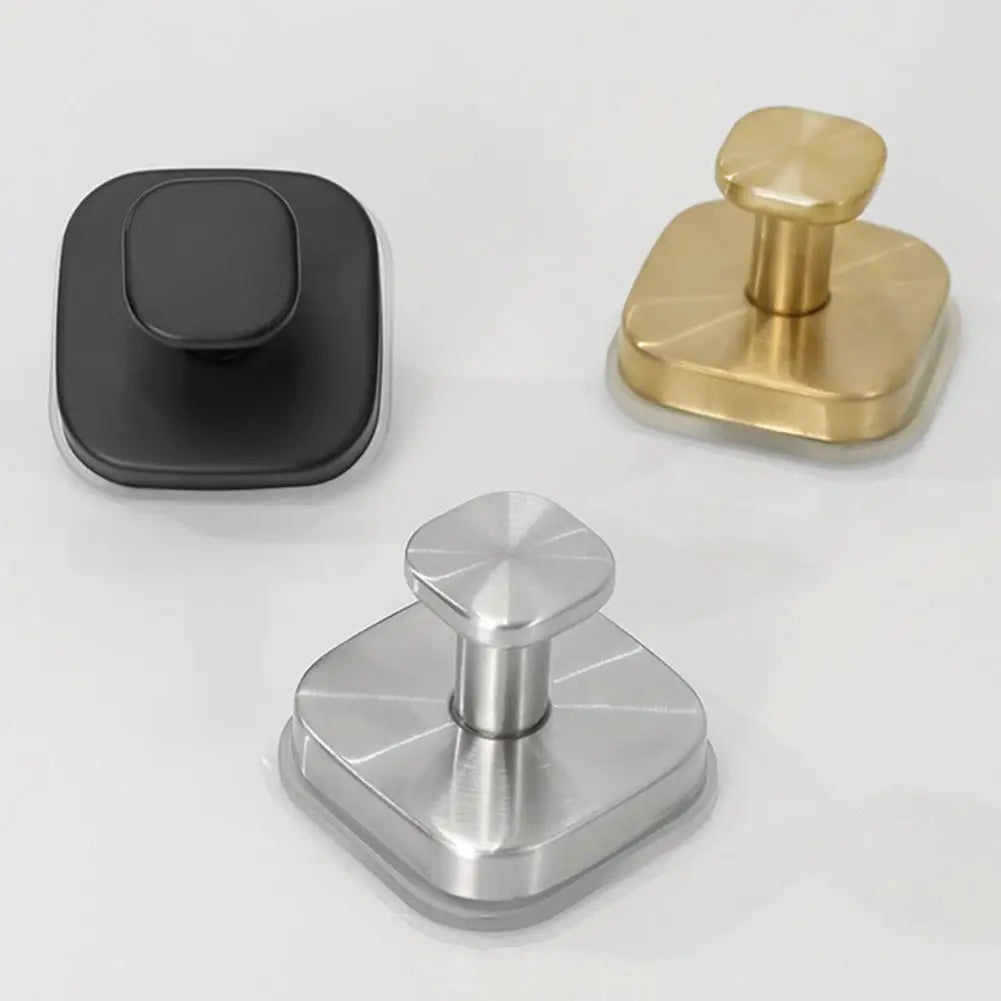 Bathroom Robe Hook Vacuum Suction Hook Heavy Duty Stainless Steel Suction Cup Hook for Front Door Wreath Hanger Bathroom Glass